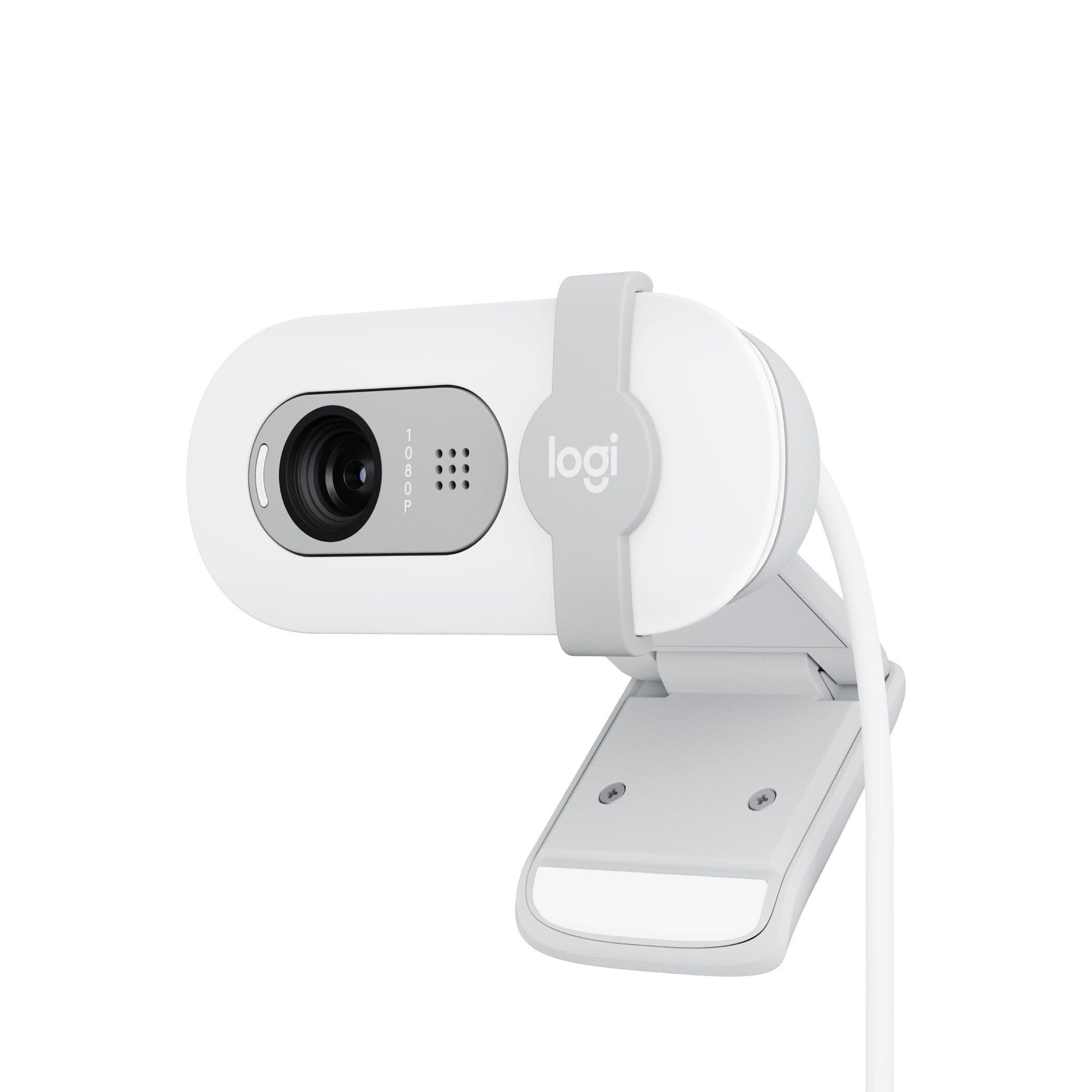 Logitech® | BRIO 100 - Verkkokamera - Full HD - 1920 x 1080 - indbygget mikrofoni - USB-C - luonnonvalkoinen