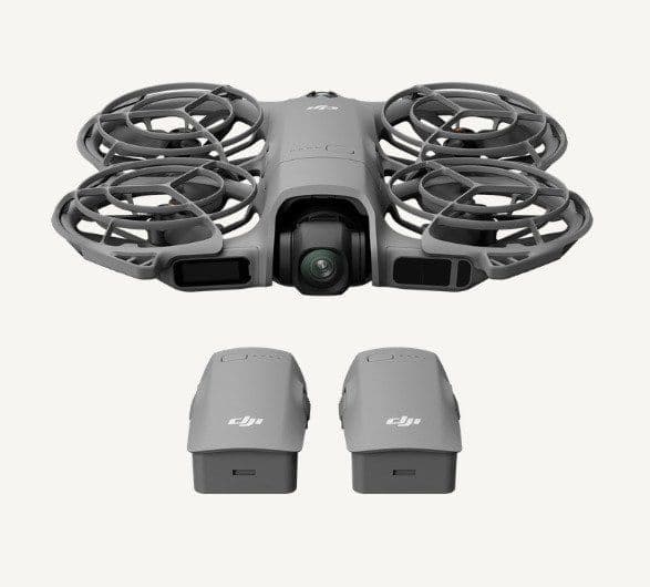 DJI Neo 2 Fly More Combo, 4 roottoria, 12 MP, 2688 x 1512 pikseliä, 7000 m, 1606 mAh, musta, Harmaa