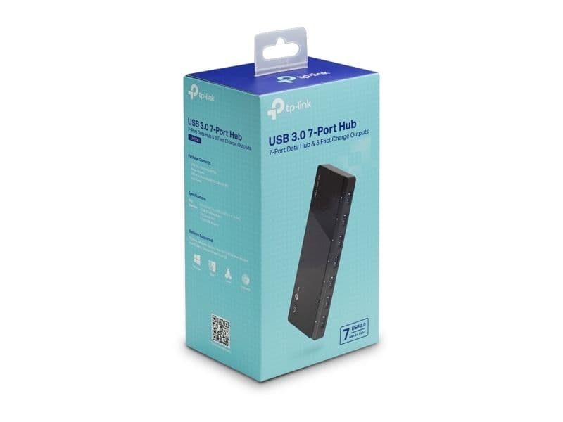 TP-Link UH700 - Keskitin - 7 x SuperSpeed USB 3.0 - pöytätietokoneet