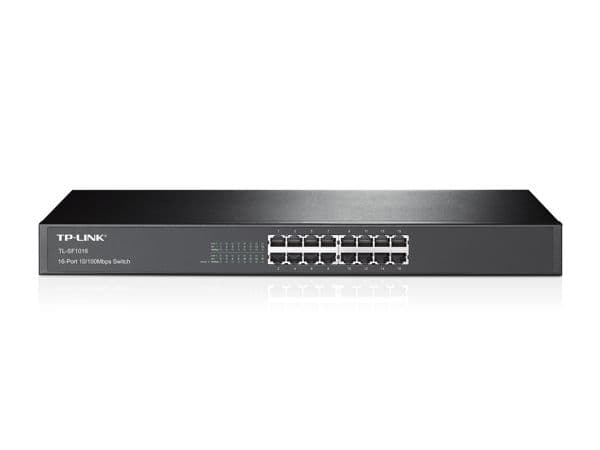 TP-Link TL-SF1016 - Kytkin - 16 x 10/100 - pöytätietokoneet