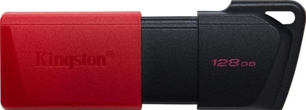 Kingston Technology DataTraveler Exodia M, 128 GB, USB A-tyyppi, 3.2 Gen 1 (3.1 Gen 1), Liuku, 10 g, Musta, Punainen