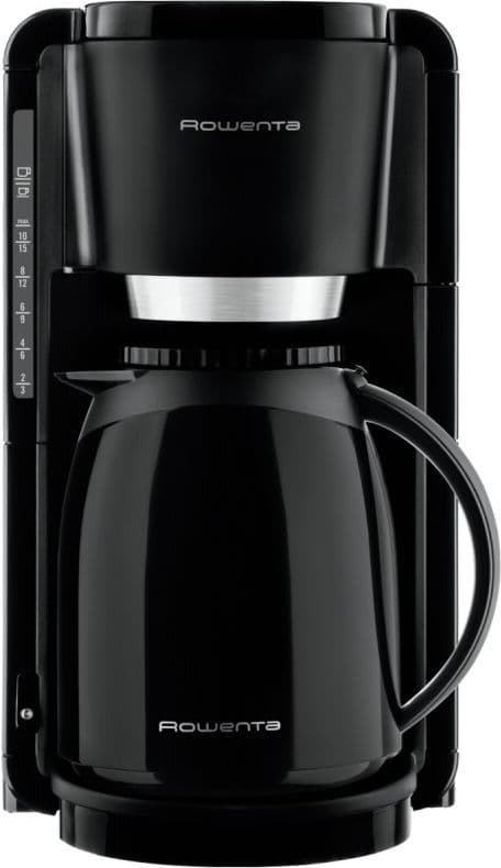 Rowenta CT3808, Suodatinkahvinkeitin, 1,25 L, Jauhettu kahvi, 850 W, musta