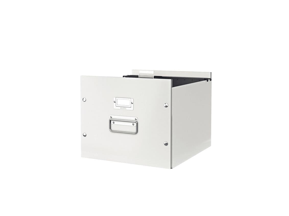 Leitz Click & Store WOW riippukansiolaatikko, 86 % kierrätyskartonki, Valkoinen, Kartonki, 1,21 kg