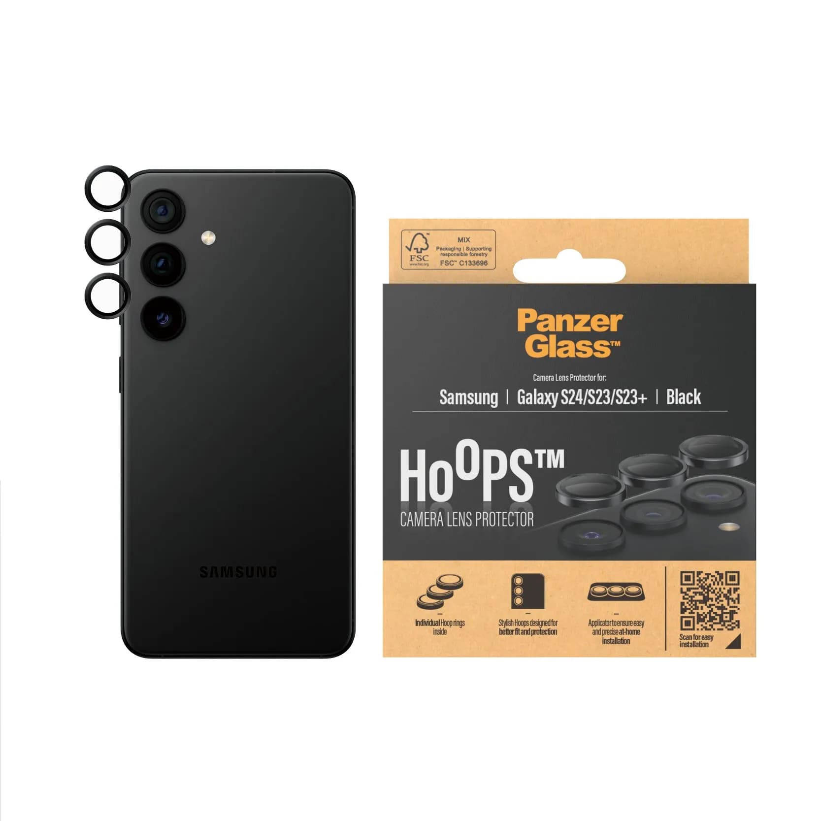 PanzerGlass™ | Vanteet - Linssisuojat matkapuhelimeen | Galaxy S24/S23/S23+