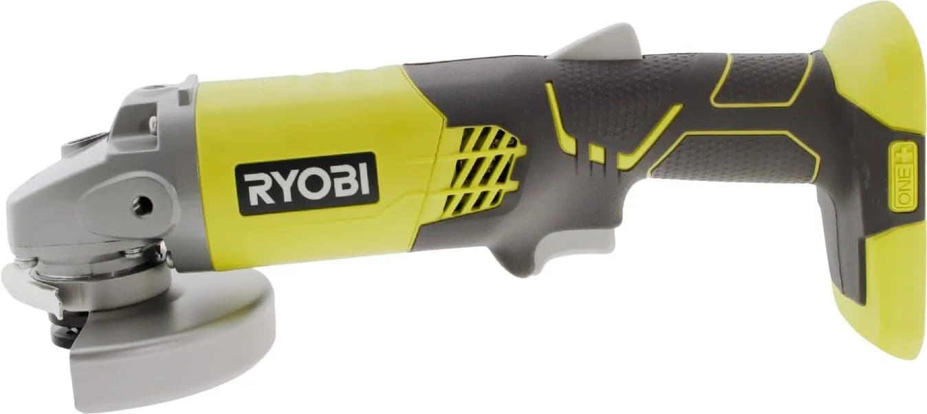 Ryobi One+ R18AG-0 - Kulmahiomakone - akkukäyttöinen - 115 mm - ei akkua - 18 V