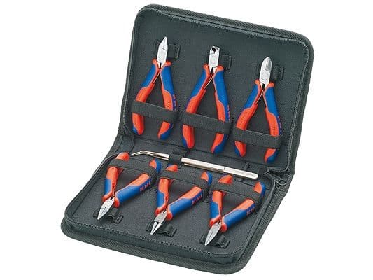 Knipex 00 20 16, Ruostumaton teräs, 720 g, 7 työkalua