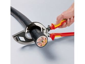 Knipex 95 36 320, Kaapelileikkuri, Punainen, Keltainen, Terästä, Musta, Oranssi, Keltainen, 6 cm, REACH
