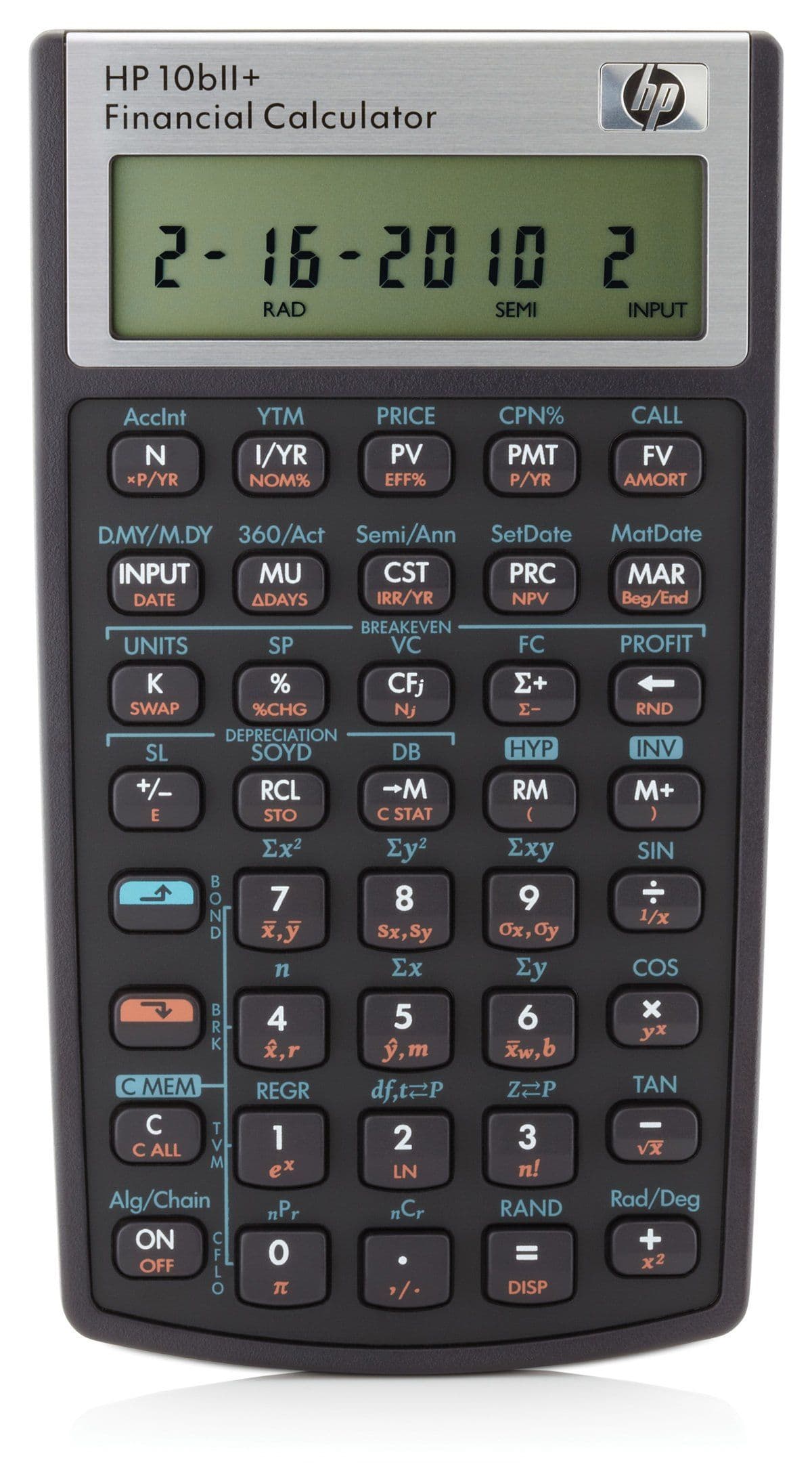 HP 10BII+ -rahoituslaskin (Nordic CD)