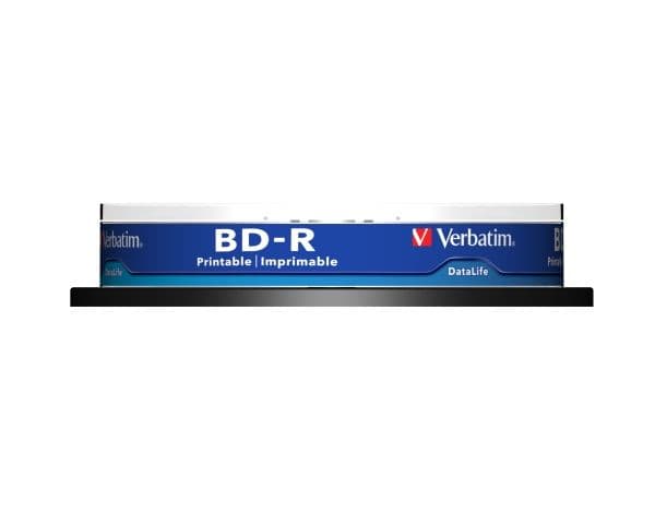 Verbatim Datalife 6x, 25 GB, BD-R, Akseli, 10 kpl