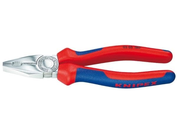 Knipex 03 05 200, Kaapelipihdit, 1,6 cm, Terästä, Muovi, Sininen, Punainen, 200 mm