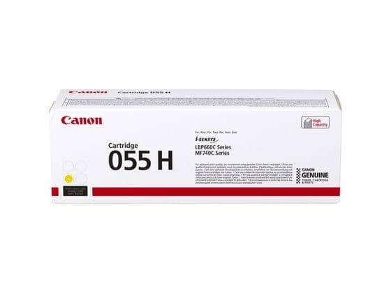 Canon 055H, 5900 sivua, Keltainen, 1 kpl