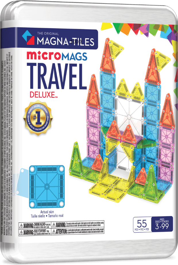 Magna-Tiles Deluxe Travel Set 55 pcs
