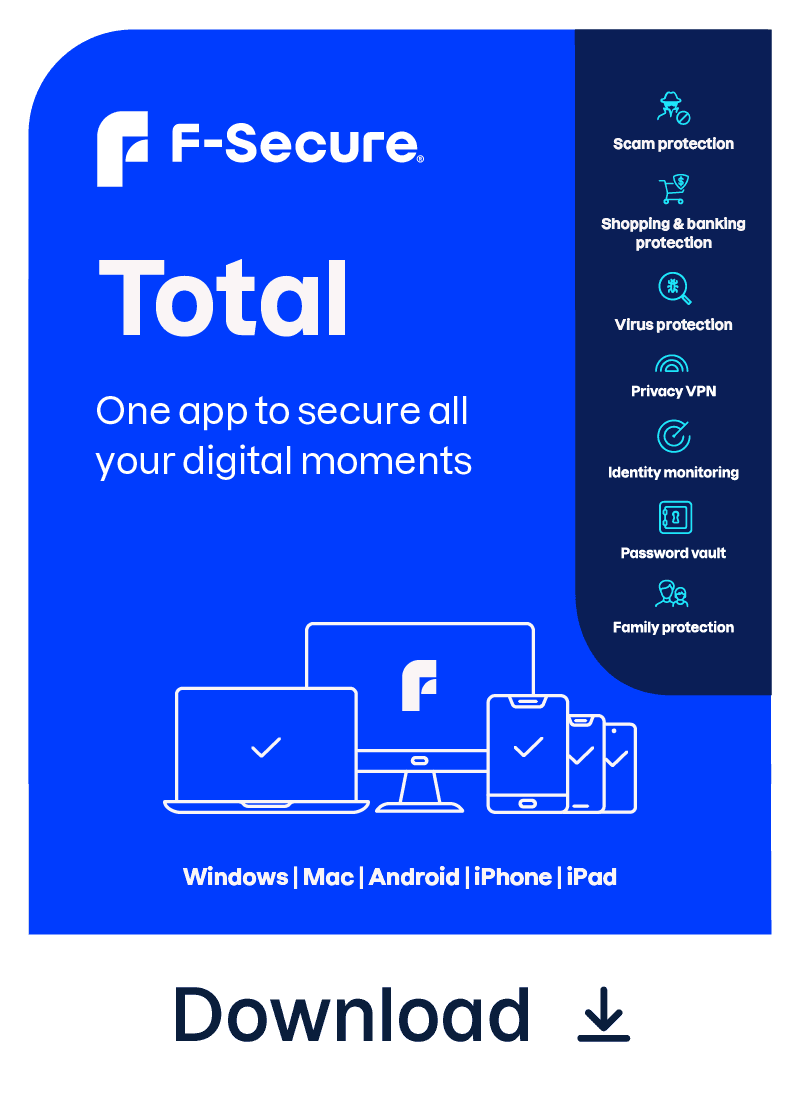 F-SECURE Total Security and Privacy, 2 vuosi/vuosia, Täysi