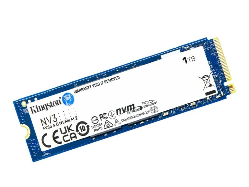Kingston Technology 1000G NV3 M.2 2280 NVMe SSD, 1 TB, M.2, 6000 MB/s