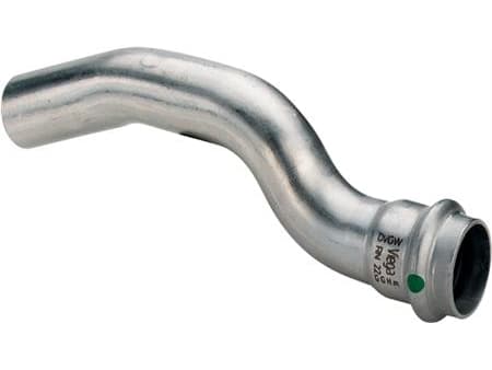 VIEGA Sanpress Inox ylikäännös 15 mm hylsynippa