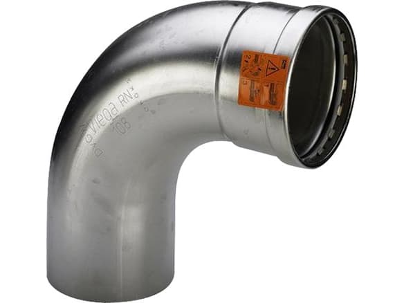 Viega Sanpress Inox XL taivutus 90° 76,1 Ruostumaton teräs/kiiltävä, 482626