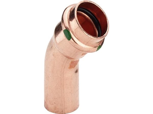 Viega Profipressin taivutus 45° 35 kupari/kirkas, 292539