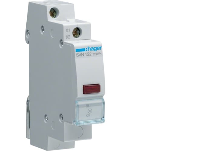 Hager SVN122, IP20, -20 - 50 °C, -40 - 80 °C
