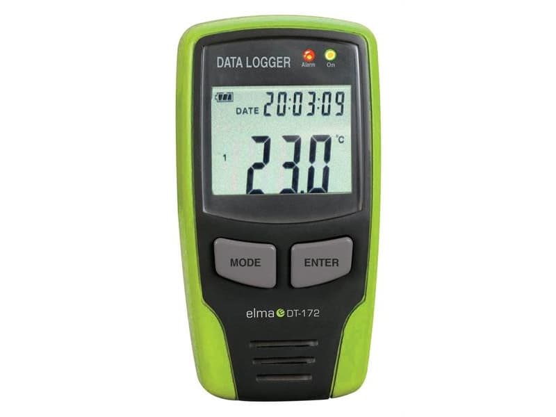 USB-datalogger Elma DT172 med display