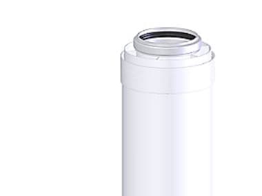 KIERULFF Connext savupiipun pituus 1000mm Ø80/125mm . Noudata kattilan valmistajan ohjeita savupiipun .