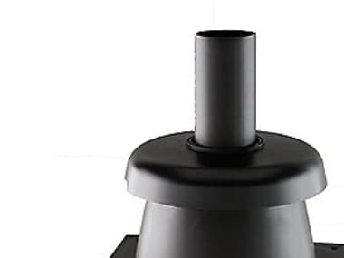 KIERULFF Connext savupiipun korkki PP ø 80 mm L3/L4:lle jaettua savupiippua varten. HUOMAA Noudata kattilan valmistajan ohjeita savupiipun osalta.