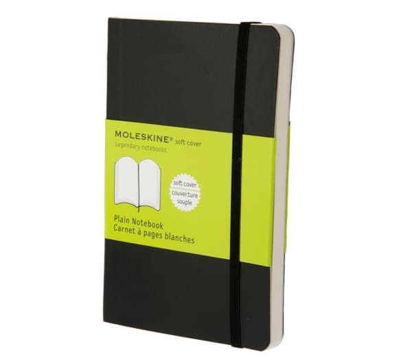 Moleskine QP613, Musta, 192 arkkia, Matta, Aikuinen