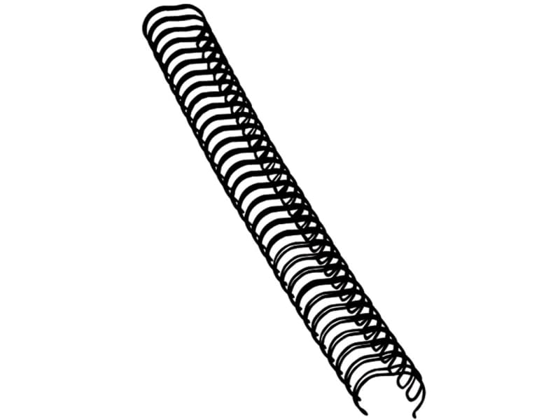 Fellowes - 12 mm - 297 mm - 34 rengasta - A4 (210 x 297 mm) - 100 arkkia - musta - 100 kpl sidontalankoja - Fellowes Galaxy E, Galaxy Wire, Quasar 130 -kirjoittimille