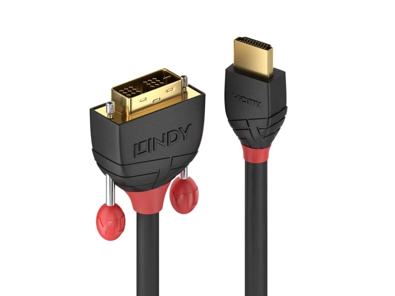 Lindy 36274, 5 m, HDMI-tyyppi A (vakio), DVI-D, Uros, Uros, Suora