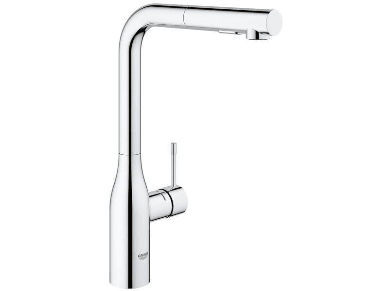GROHE Essence, Ulosvedettävä, Kromi, Metalli, Vipukahvat, Yksi, 1/2