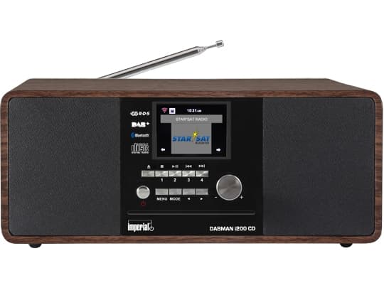Imperial DABMAN i200 CD, Digitaalinen, DAB+,FM,UKW, Soitin, CD, 20 W, 7,62 cm (3)