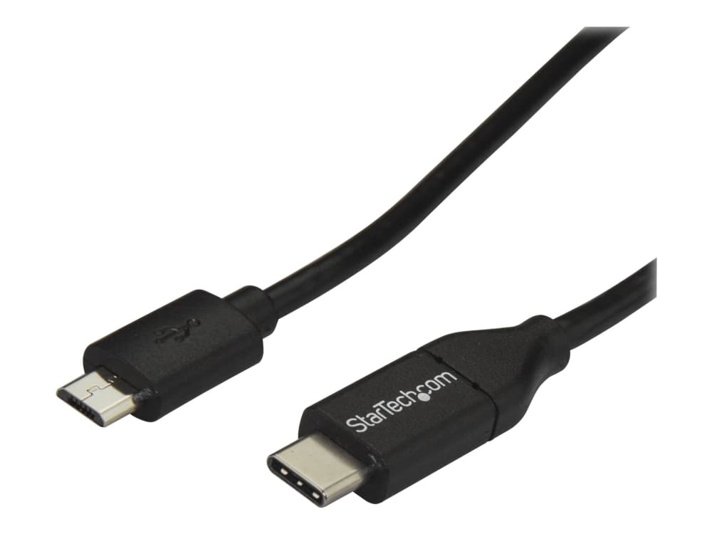 StarTech.com USB C - Micro USB -kaapeli 2m 6ft - USB-C - Micro USB latauskaapeli - USB 2.0 Type C - Micro B - Thunderbolt 3 yhteensopiva (USB2CUB2M) - USB-kaapeli - USB-C (han) til Micro-USB Type B (han) - USB 2.0 - 2 m - lajittelu