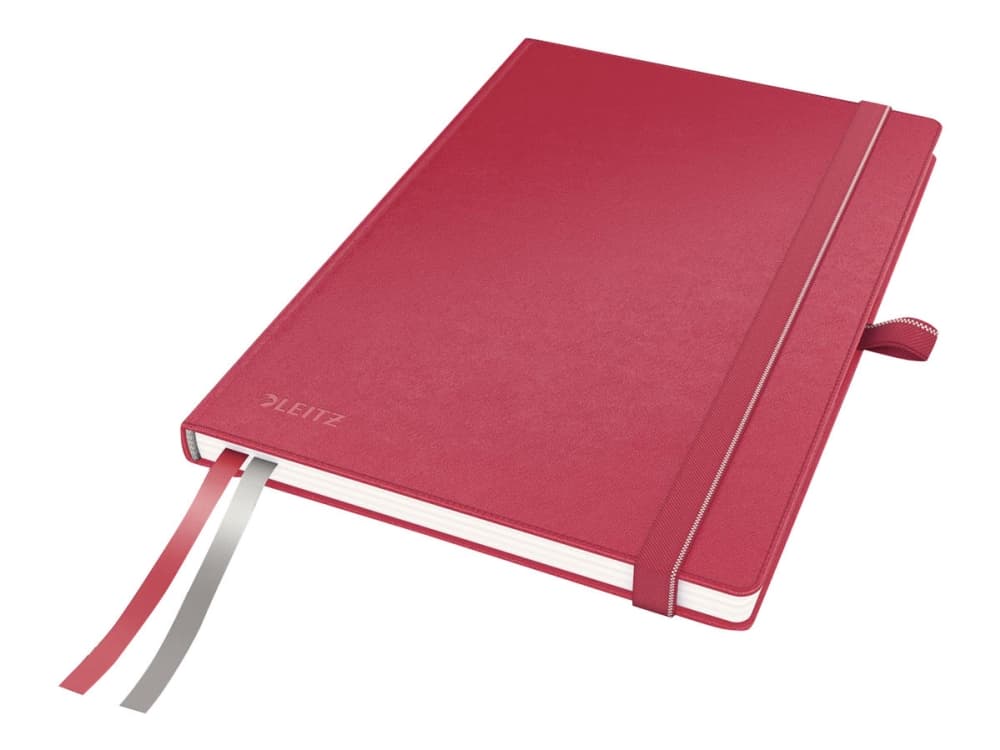 Leitz Muistikirja Complete A5 viivat 96g 80 ark., Punainen, A5, 80 arkkia, 96 g/m², Kovakantinen
