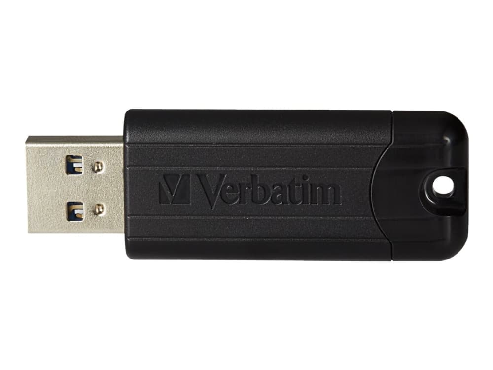 Verbatim PinStripe, 128 GB, USB A-tyyppi, 3.2 Gen 1 (3.1 Gen 1), Liuku, 7 g, Musta