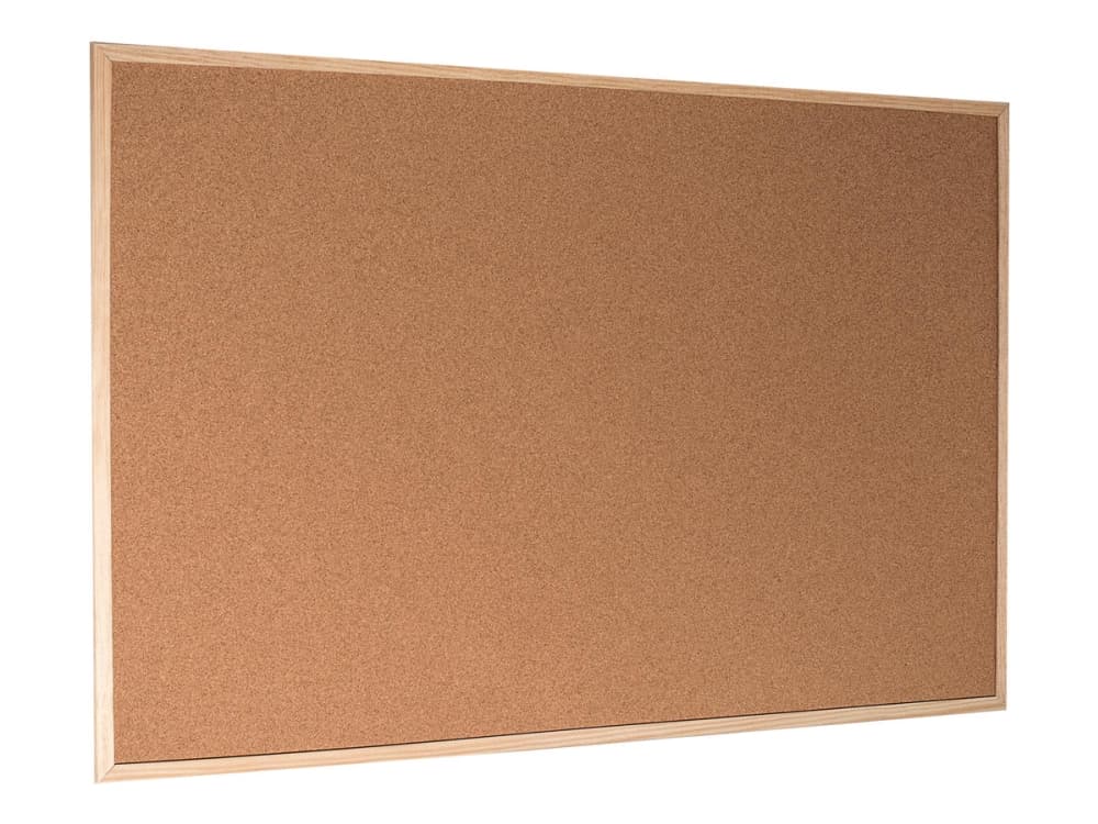 Esselte Korkkitaulu puukehyksillä 100 x 60 cm, Puu, Puu, Korkki, Vaakasuuntaisesti, Standard, 595 mm