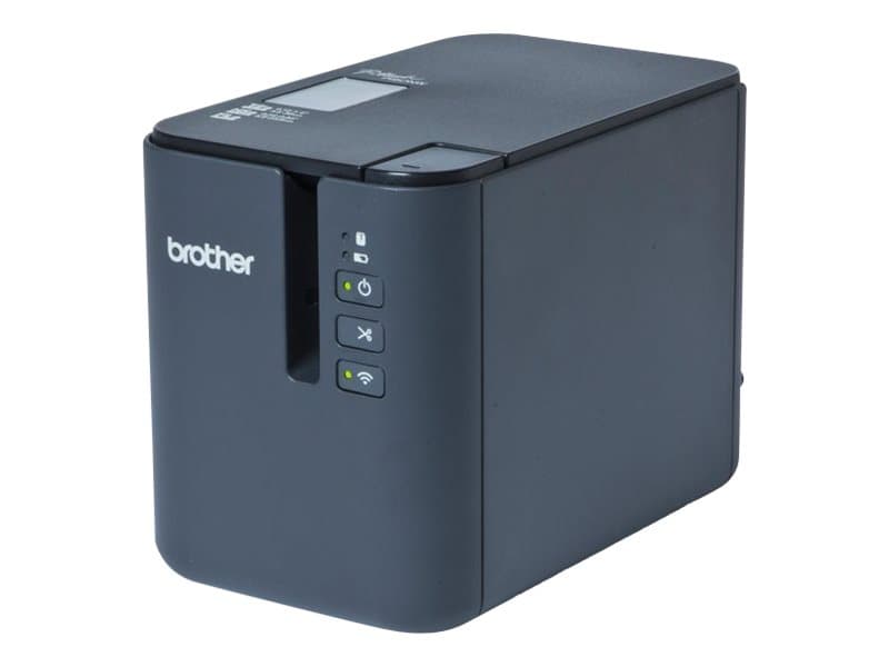 Brother PT-P950NW - Etiketprinter - termo transfer - Rulle (3,6 cm) - 360 x 720 dpi - op til 60 mm/sek. - USB 2.0, LAN, Wi-Fi(n) - cutter