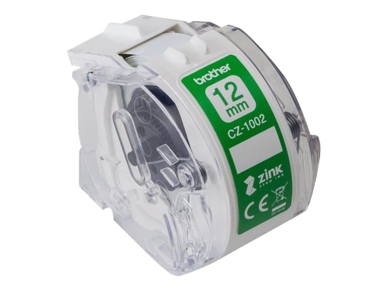 Brother CZ-1002, Merkintänauha, CZ, Mustesuihku, Brother, VC-500W, 1,2 cm