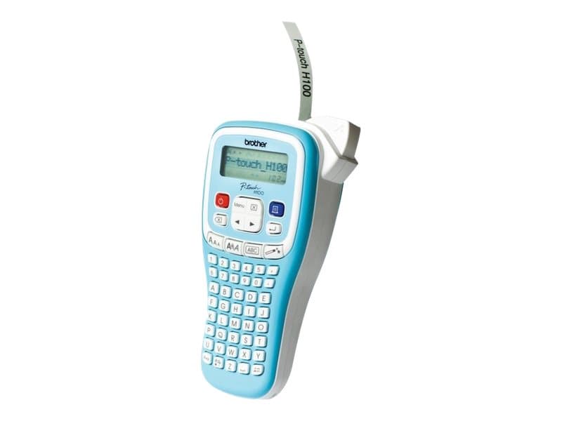Brother P-Touch PT-H100LB - Etikettilappu - S/H - lämpösiirto - Rulla (1,2 cm) - 180 dpi - jopa 20 mm/sek - leikkuri - 2 tulostuslinjaa