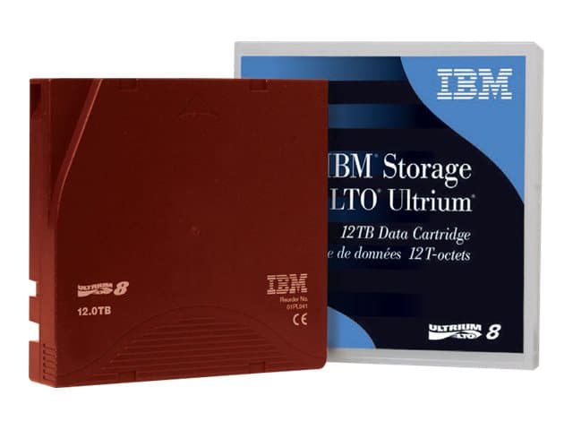 IBM LTO Ultrium 8, Levymuisti, Teippikasetti, 2.5:1, LTO, CE, 12000 GB