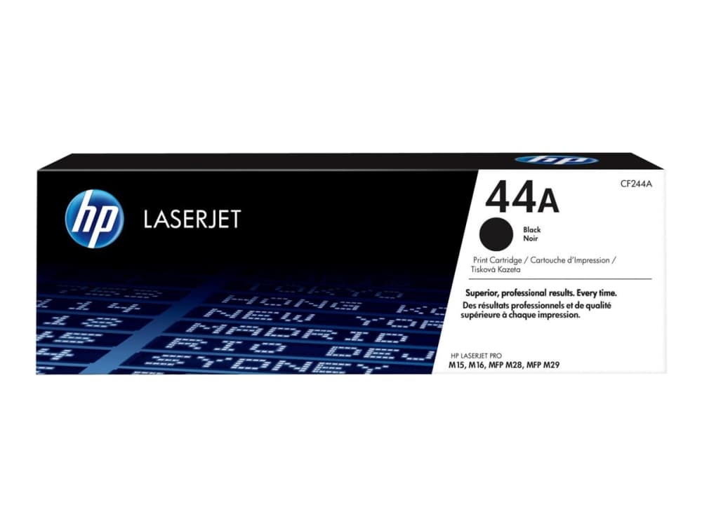 HP 44A alkuperäinen musta LaserJet -värikasetti, 1000 sivua, Musta, 1 kpl