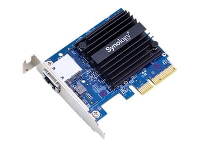 Synology E10G18-T1 - Verkkosovitin - PCIe 3.0 x4 Low Profile - 10Gb Ethernet x 1 - levyasemaan DS1618 RackStation RS1219, RS2418, RS2818, RS3618, RS818