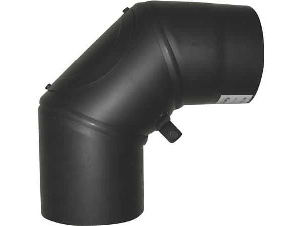 MB Musta putki 150mm polvi ja raaja - polvi 90mm-puhdistusraaja