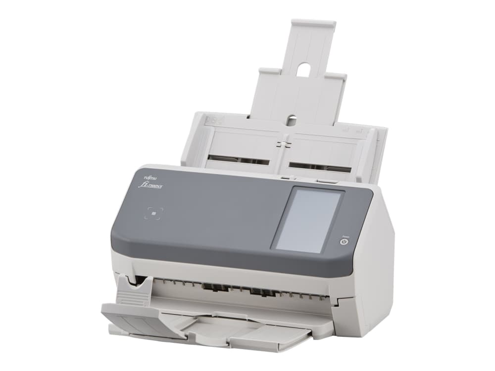 Fujitsu fi-7300NX - Asiakirjaskanneri - Dual CCD - Duplex - 216 x 355,6 mm - 600 dpi x 600 dpi - jopa 60 sivua/min (mono) / jopa 60 sivua/min (väri) - ADF (80 arkkia) - jopa 4000 skannausta päivässä - Gigabit LAN, USB 3.1 Gen 1