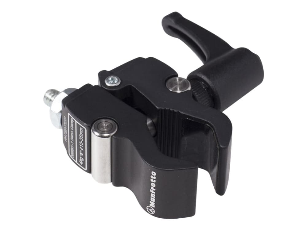 Manfrotto 386BC-1 Nano - Kiinnityspidike - maksimikuorma: 4 kg - musta