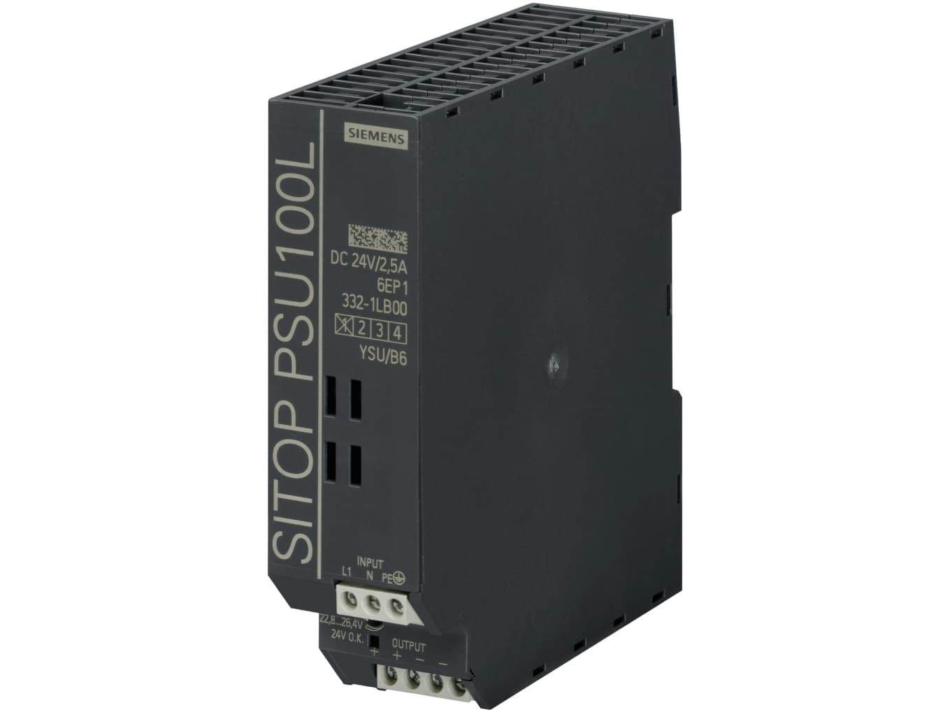 Siemens 6EP1332-1LB00, Sisätila, Monivärinen, 320 g, 130 mm, 40 mm, 140 mm