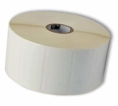 Zebra PolyPro 3000T, Valkoinen, Itse kiinnittyvä tulostintarra, Stanssausmerkintä, Rulla, Polypropeeni (PP), Lämpösiirto