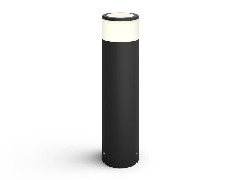 Philips Hue White and Color Ambiance Calla extension - Pedestal light - LED-lamppu - 8 W (samanlainen 49 W) - luokka A - 2000-6500 K - musta