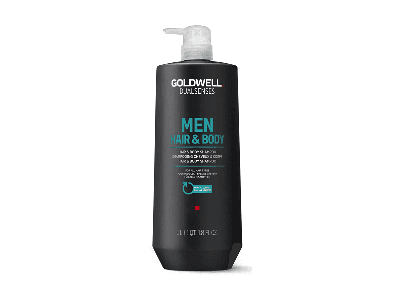 Goldwell Dualsenses Miesten hius- ja vartaloshampoo Kaikki hiustyypit 1000ml