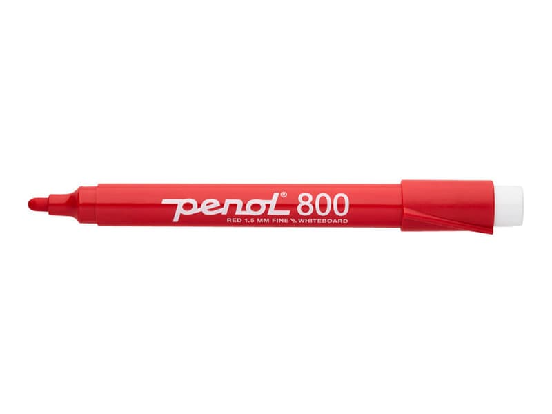 Valkotaulumerkintä Penol 800, 1,5 mm, pyöreä, rød
