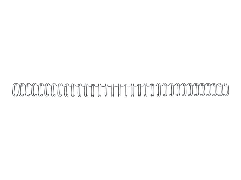 GBC metallikierre 3:1 Nro 8, musta, 3 arkkia, Metalli, A4, 1,25 cm, 280 mm