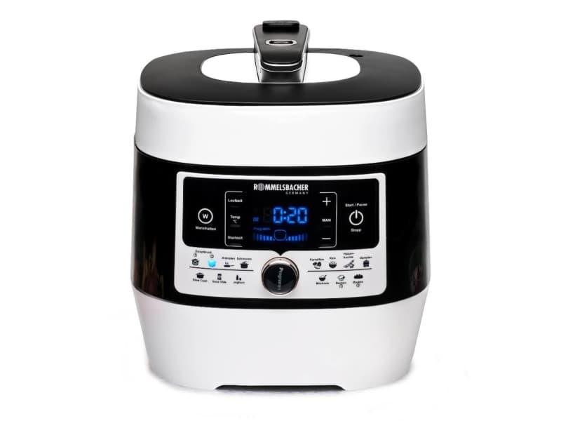 Rommelsbacher MD 1000, 4 L, 4 L, Musta, Valkoinen, LCD, Digitaalinen, Muovi